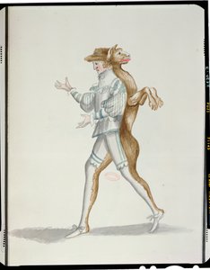 Werwolfkostüm für das Ballet de la Nuit von Jean-Baptiste Lully (1632-87) getanzt von Ludwig XIV., 23. Februar 1653 von French School
