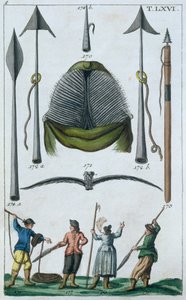 Walfanggeräte, 2. Hälfte des 18. Jahrhunderts von French School