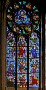 Fenster Ew, der Jessebaum