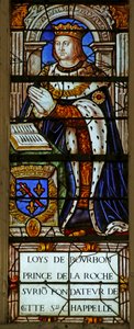 Fenster mit Louis de Bourbon von French School