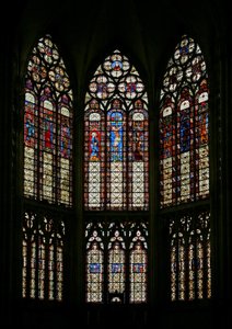 Fenster, Darstellung des Ostendes mit Bandfenstern