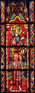 Fenster, das den Propheten Obadja darstellt, ca. 1270-75