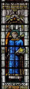 Fenster w0 mit Darstellung des Heiligen Stephanus von French School
