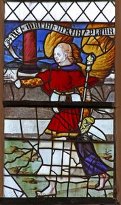 Fenster w113, Darstellung des Erzengels Gabriel aus der Verkündigung von French School