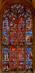 Fenster w116 zeigt den Baum Jesse von French School