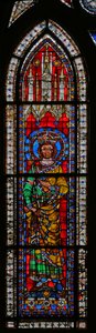 Fenster w11 mit Kaiser Philipp von Schwaben von French School