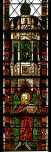 Fenster w11, das St. Johannes den Täufer darstellt