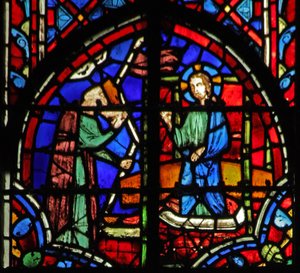 Die Tochter Judas trinkt den Wein von Gottes Zorn von French School