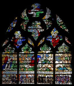 Fenster w120, Schöpfung und Mitglieder der Confrérie de Charité