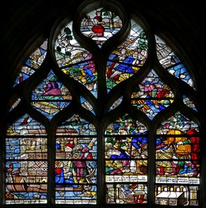 Fenster w124, Arche Noah und Noahs Trunkenheit