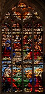Fenster w126, die Himmelfahrt und Pfingsten von French School