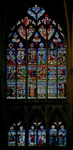 Fenster w135, die Geschichte des Wahren Kreuzes