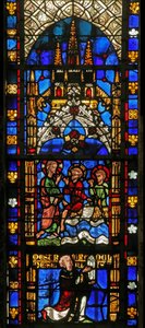 Fenster w14 mit der Berufung des St. Petrus