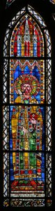Fenster w15, Kaiser Friedrich I. darstellend von French School