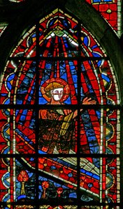 Fenster w202, den Tod des heiligen Johannes darstellend von French School