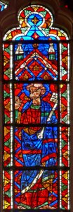 Fenster w203 zeigt St. Petrus