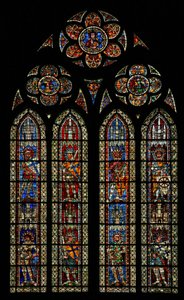 Fenster w203 mit einem heiligen Ritter