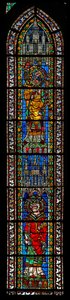Fenster w205 mit dem heiligen Abrogastius und dem heiligen Solarius von French School