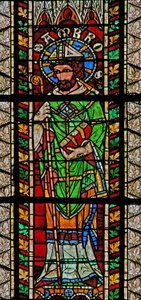 Fenster w207 mit St. Ambrosius von French School