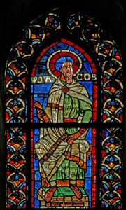 Fenster w210, Jakob darstellend von French School