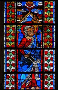 Fenster w211 mit St. Judas von French School