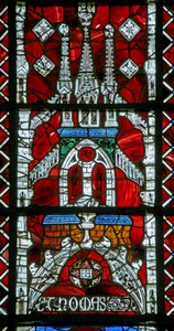 Fenster w219 mit einem Baldachin