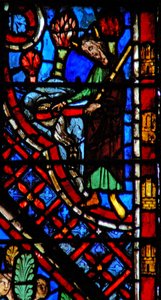 Moses am Felsen von Horeb von French School