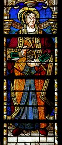 Fenster w2 zeigt St. Maria Magdalena von French School