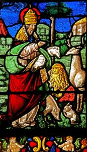 Fenster w2 mit der Erschaffung der Tiere