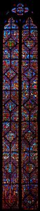 Fenster w2 die Bücher Exodus und Levitikus von French School