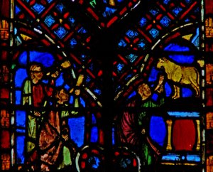 Die Israeliten verehren das goldene Kalb