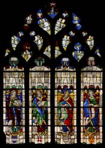 Fenster w37 mit den vier Evangelisten
