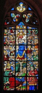 Fenster w4, Darstellung des Jessebaums von French School