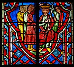 Gideon wird zum Herrscher ernannt. Richter VIII 22 von French School