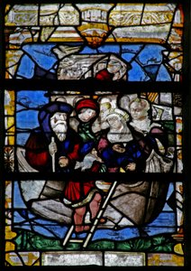 Fenster w5, Darstellung der Arche Noah