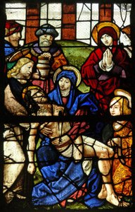 Fenster w5, die Pietà von French School