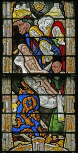 Fenster w6, Grablegung