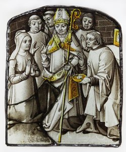 Fenster w78, Darstellung des Bußsakraments