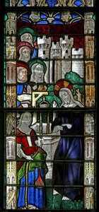 Fenster w7, Christus und die Samariterin