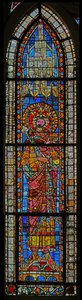 Fenster w7 mit Ludwig, Sohn von Lothar VI? von French School
