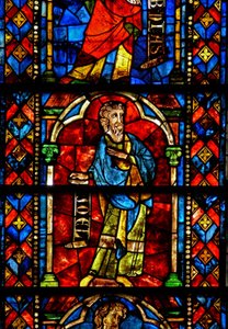 Fenster w7, Prophet Joel am Baum Jesse