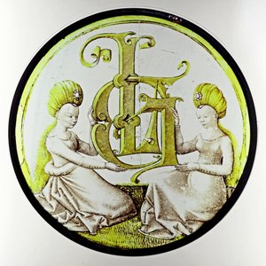 Fenster w80, Darstellung des Monogramms von Laurent Gyrard