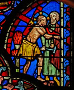 Jesus trägt das Kreuz: Via Crucis von French School