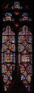 Fenster w8 Szenen aus der Passion von French School