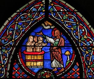 St. Andreas tauft Konsul Egeus und seine Frau von French School