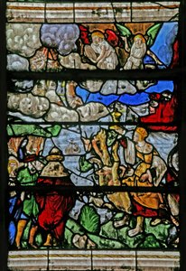 Fenster w9 mit dem Jüngsten Gericht - nach Albrecht Dürer von French School
