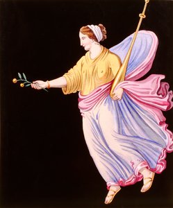 Frau mit einem Olivenzweig von French School