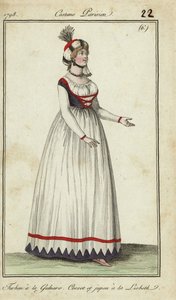 Frau in von Opern inspirierten Moden
