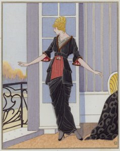 Frauenmode aus den 1910er Jahren von Designer Bechoff-David von French School