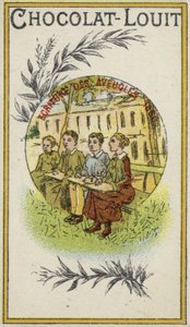 Schreiben für Blinde, 1830 von French School